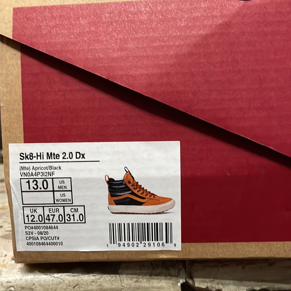 Vans Sk8 Hi Mte 2.0 Dx Apricot black - Picture 11 of 16